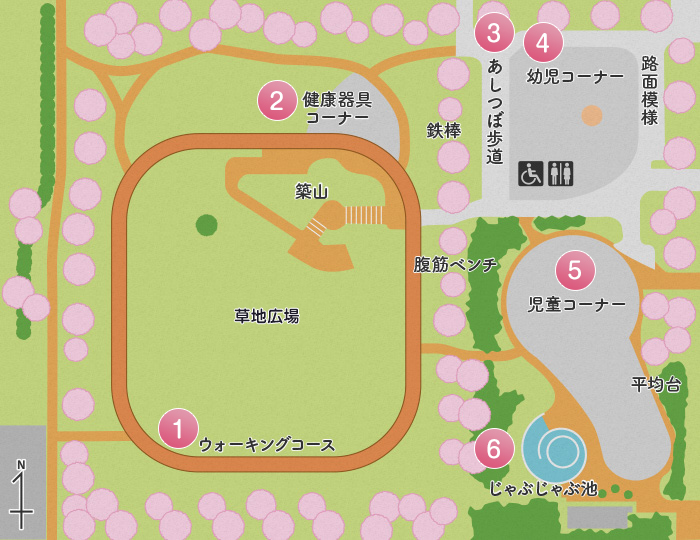 花畑公園マップ